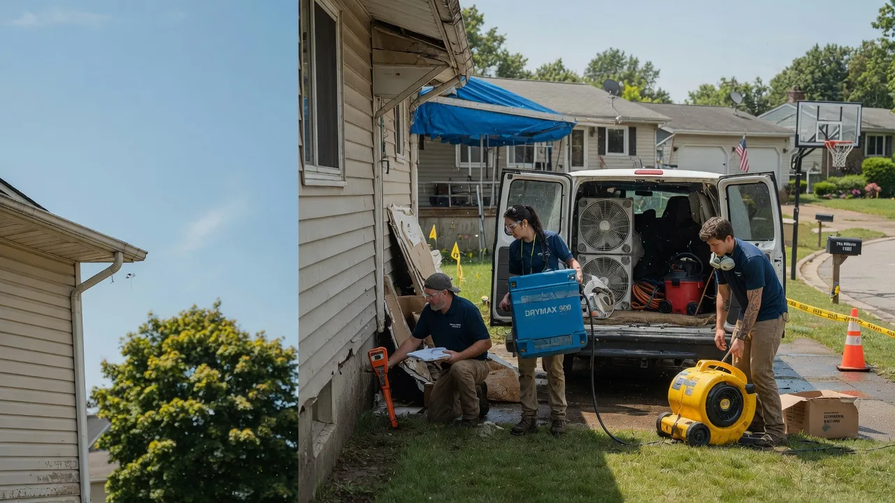 Ceiling Leak Cleanup in Reed City, MI near me